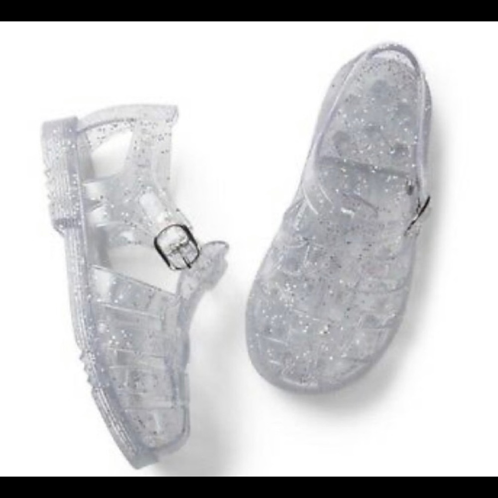 Gap glitter jelly shoes. Size 7